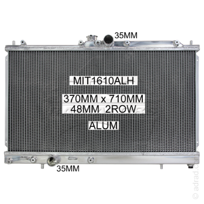 Koyorad Aluminium Racing Radiator - Mitsubishi Evo 7-9