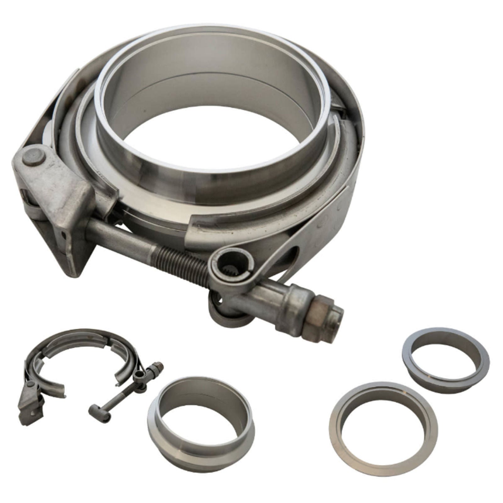 Redback V-Band Quick Release Kit - 101mm(4"), Stainless Steel