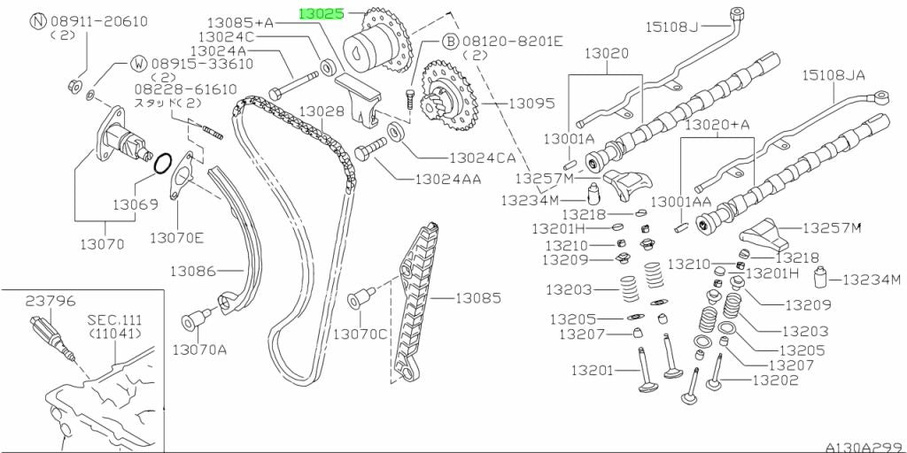 Nissan SR20 VCT Cam Gear