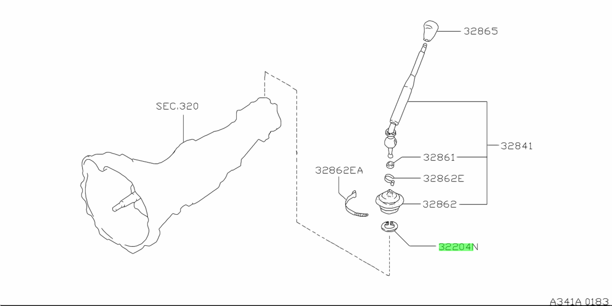 Nissan Genuine Snap-Ring - RB & SR Gear Shifter