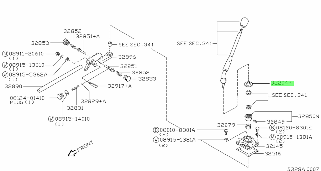 Nissan Genuine Circlip - RB & SR Gear Shifter