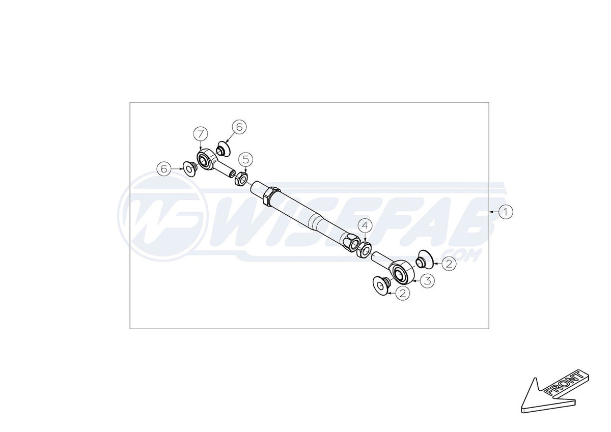 Wisefab Rear Suspension Energy Absorbing Arm #5 - Nissan S14