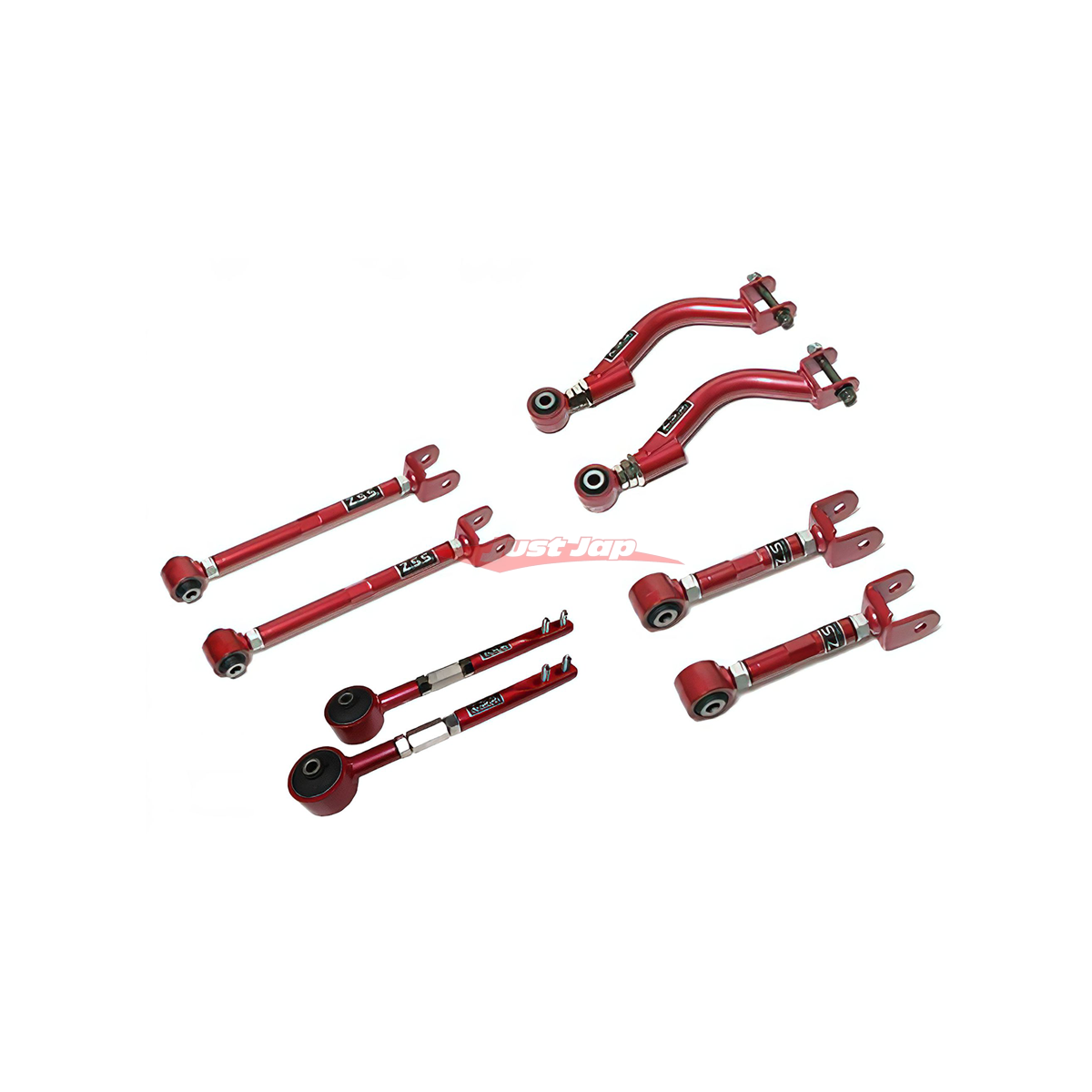 ZSS 8 Piece Suspension Arm Kit (Hardened Rubber) Fits Nissan S14/S15 Silvia, 200SX, R33/R34 Skyline GTS/T & GT/T (Non Hicas)