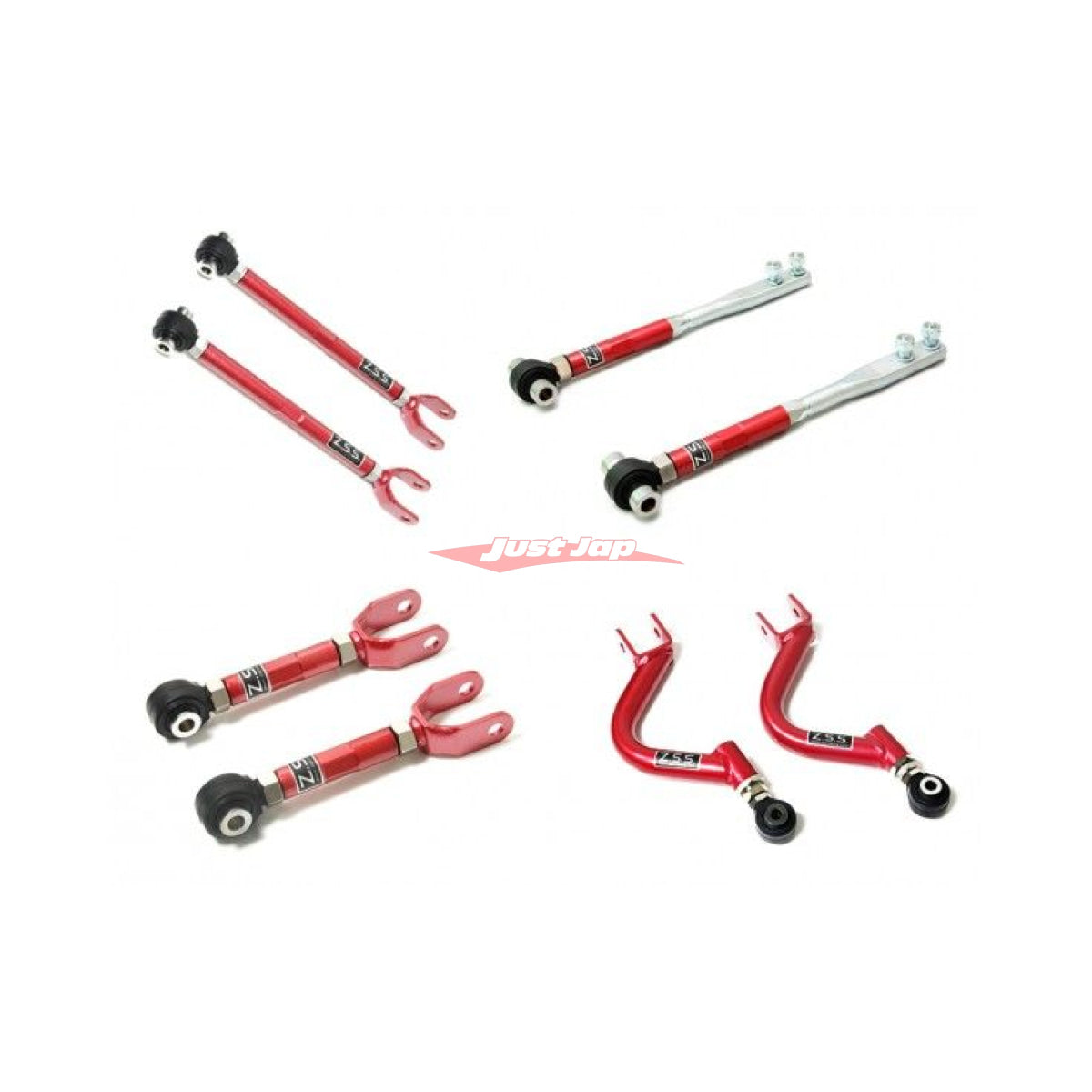 ZSS 8 Piece Suspension Arm Kit (Pillow Ball) Fits Nissan S14/S15 Silvia, 200SX, R33/R34 Skyline GTS/T & GT/T (Non Hicas)
