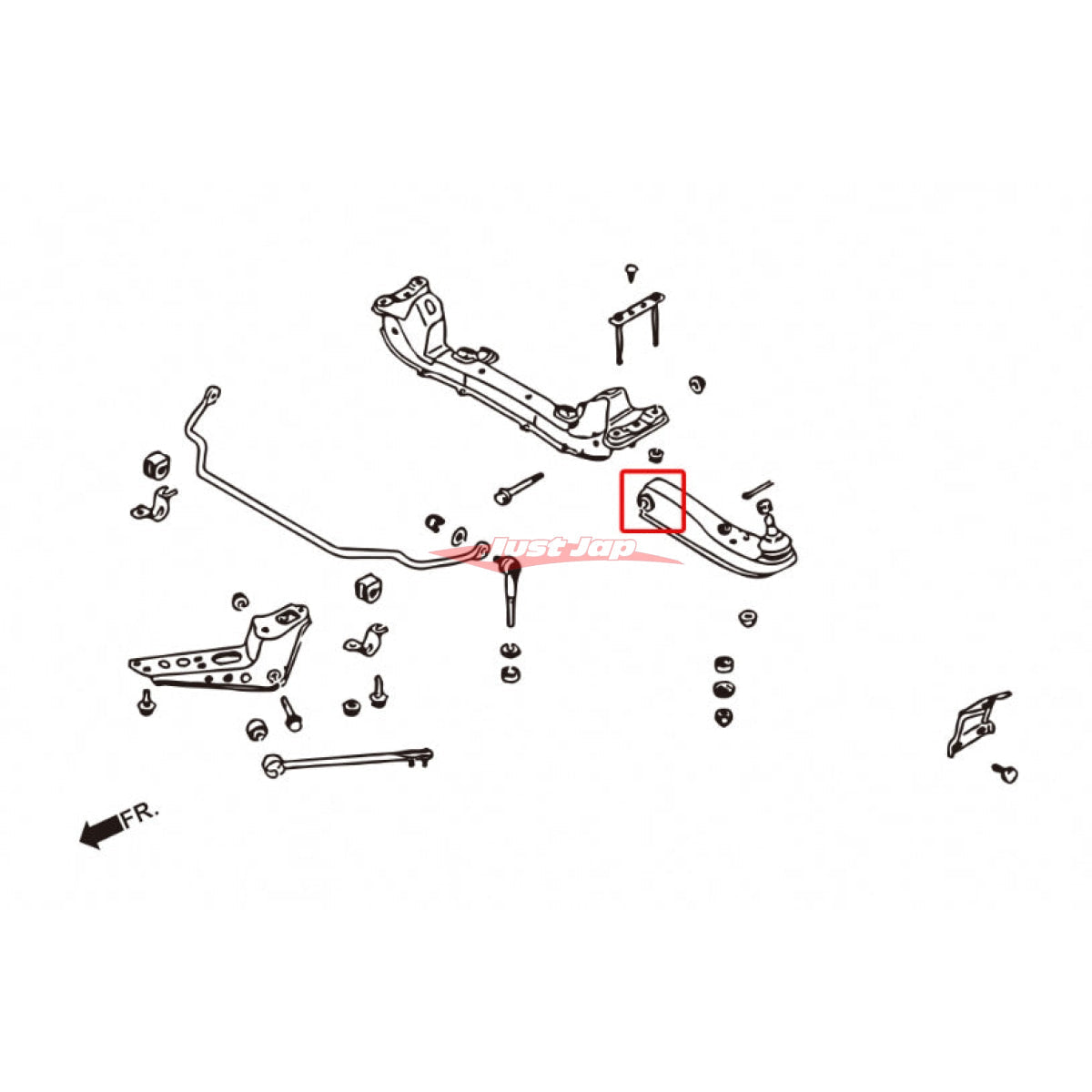 ZSS Front Lower Control Arm Bushes (Harden Rubber) fits Nissan S13/Z32