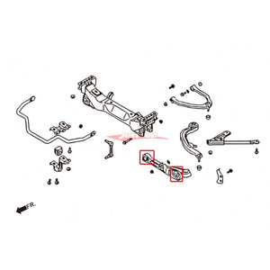 ZSS Front Lower Control Arm Bushing Set fits Nissan Z33 350Z & G35/V35 Skyline & M35 Stagea (AWD/RWD) SKYLINE