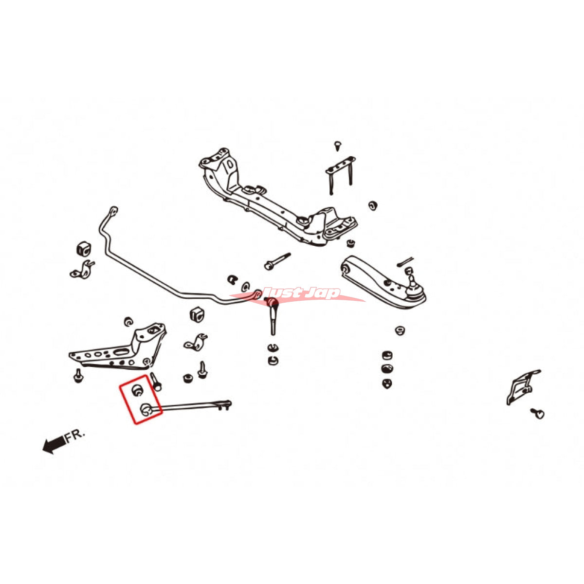 ZSS Front Tension Caster Rod Bushings Fits Nissan A31/S13/S14/S15/Z32/R32/R33/R34/C35/Y33