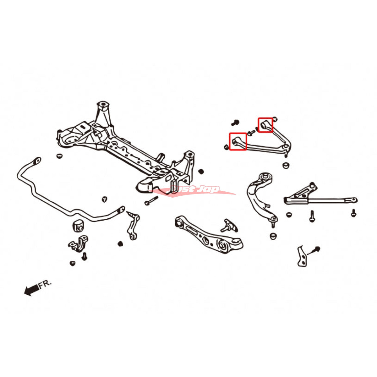 ZSS Front Upper Arm Bushes (Harden Rubber) fits Nissan 350z Z33/Skyline V35/ Infiniti G35