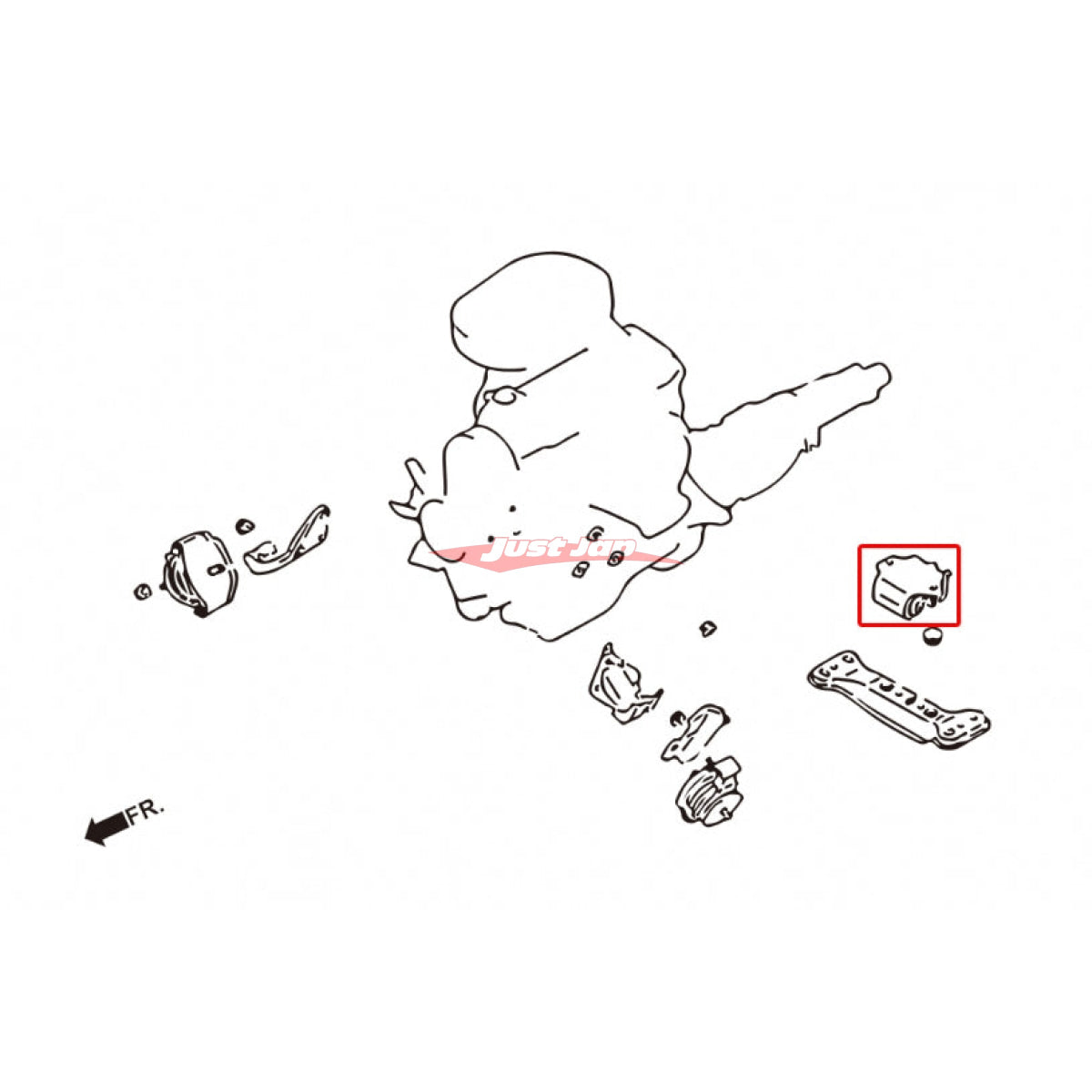 ZSS Harden Engine Mounts fits Nissan Skyline R32 GTS/GTS-T / R33 GTS/ R34 GT / CEFIRO A31 / LAUREL C33