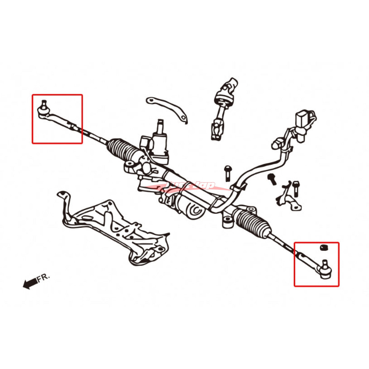 ZSS Harden Tie Rod End Fits Subaru Impreza GC/GF/GM/GD/GG/GE/GH/GR/GV/GP/GJ/VA, Forester SF/SG/SH/SJ BRZ , TOYOTA FT86