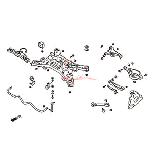 ZSS Rear Crossmember Differential Mount Bush Fits Nissan M35 Stagea, R35 GTR, V35/V36 Skyline, Z33 350Z, Z34 370Z & RZ34 Nissan Z