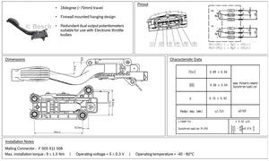 Link E-Throttle Accelerator Pedal Module (PED)