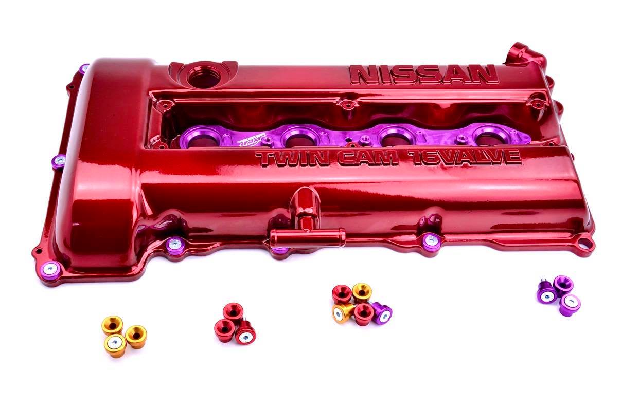 Platinum Racing Products - Rocker Cover Dress Up Bolt Kit to suit Nissan SR20 / P11 / P12