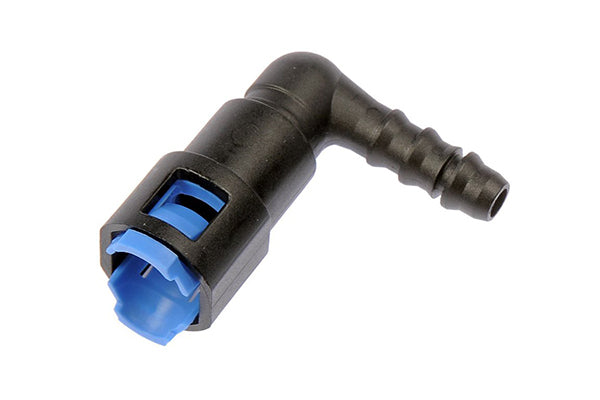 Radium 3/8in SAE Female to 90° 5/16in Barb