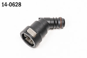 Radium 16mm SAE Female to 45° 5/8in Barb