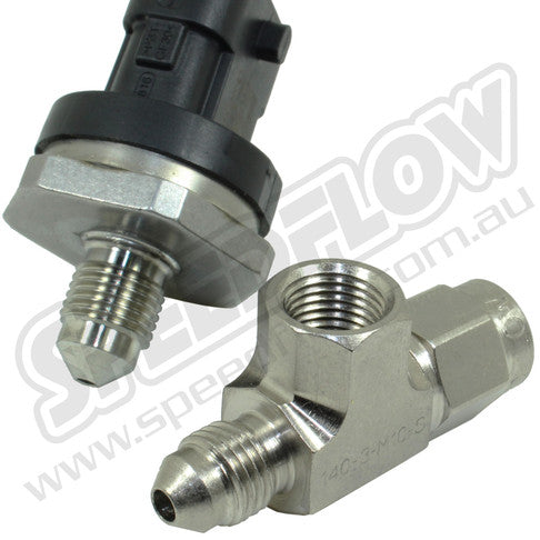Speedflow 03AN 100 Series Straight 'With M10X1.0Mm Port' Female/Male Swivel - Steel