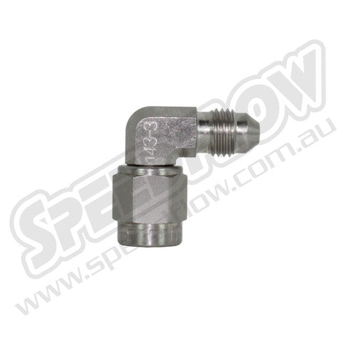Speedflow 03AN 100 Series 90° Female/Male Swivel - Steel