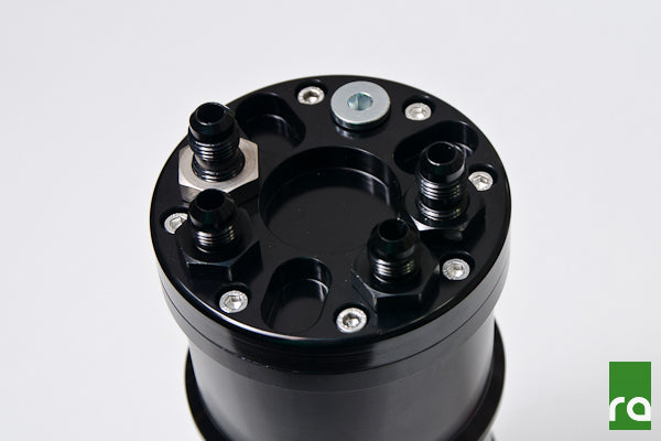 Radium High Volume Fuel Surge Tank, Single 10AN Center Pickup for External Pump