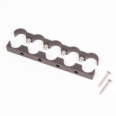 Radium Hose Separator Clamp, 5-Way