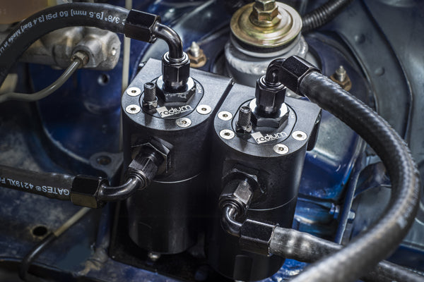 Radium Dual Catch Can Kit, 90-05 Mazda MX-5