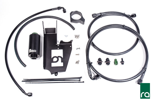 Radium Fuel Hanger Plumbing Kit,EVO 7-8-9, Microglass Filter