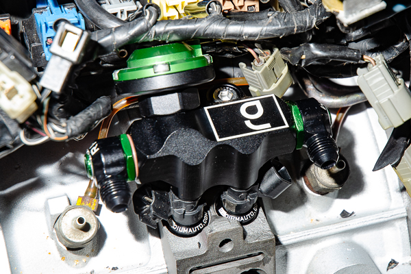 Radium Fuel Rail, Top Feed Conversion, Mazda 13B Primary