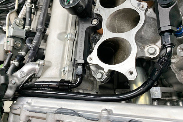 Radium Fuel Hanger Feed Kit, Nissan R35 GT-R, Stainless