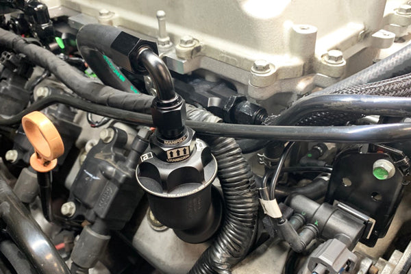 Radium Baffled Oil Cap VTE Kit, GM