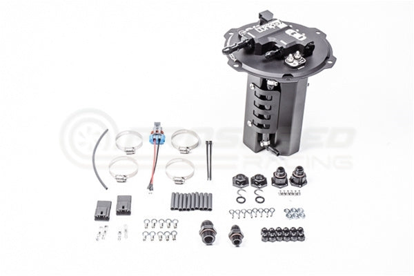 Radium Fuel Hanger, EVO X, Walbro GSS342, AEM 50-1220, Pumps Not Included