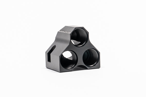 Radium Distribution Block, 12-10-10-10 with Fittings