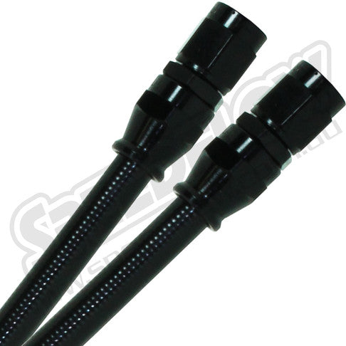 Speedflow -12AN 200 Series Braided Hose - Black PVC Sleeve