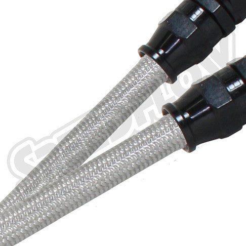 Speedflow -03AN 200 Series Braided Hose - Clear PVC Sleeve