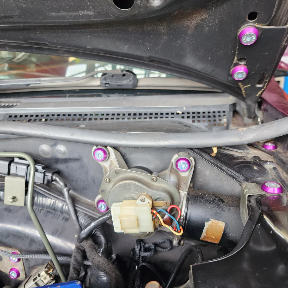 Platinum Racing Products - Nissan "S Chassis" Engine Bay Dress Up Washer Kit