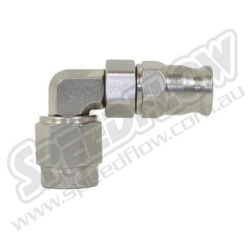 Speedflow -03AN 200 Series 90° Hose End - Steel