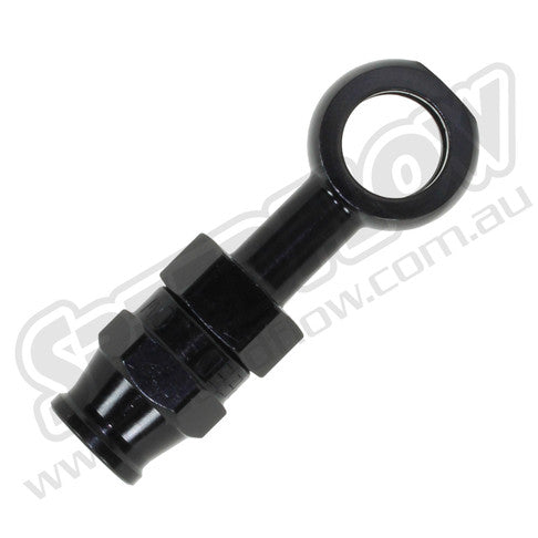 Speedflow -03AN 200 Series Straight '10Mm Eye' Banjo Hose End - Black