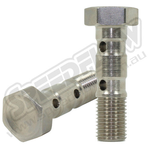 Speedflow Dbl Banjo Bolt M10 X 1.25 Steel