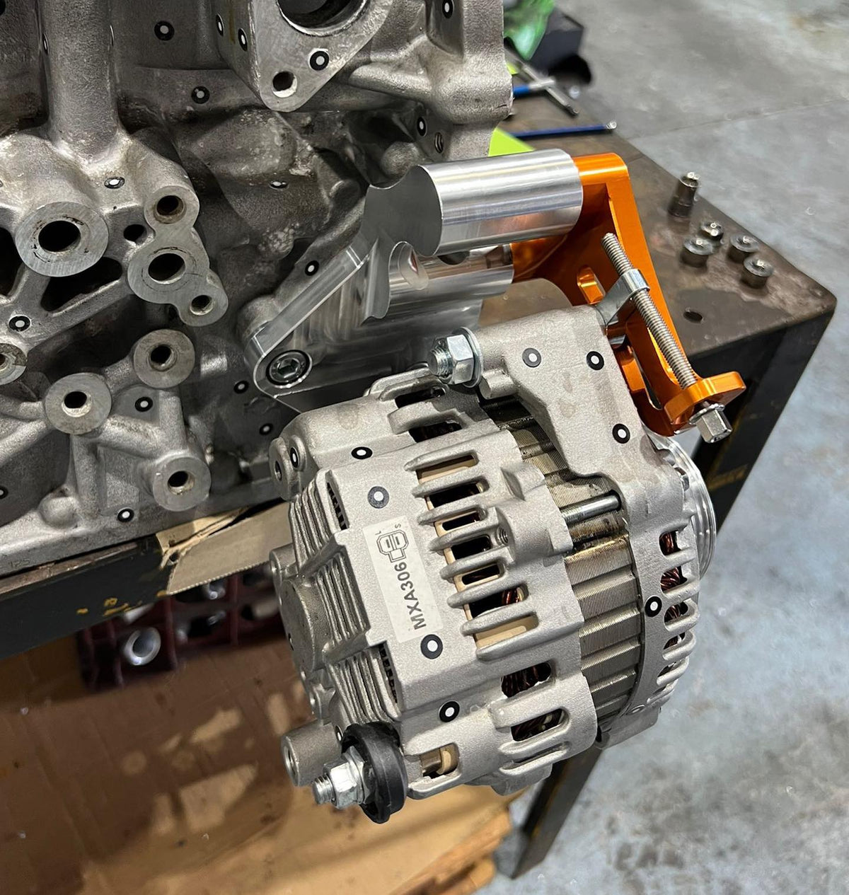 Platinum Racing Products - LS1 Alternator Conversion Kit for Nissan SR20