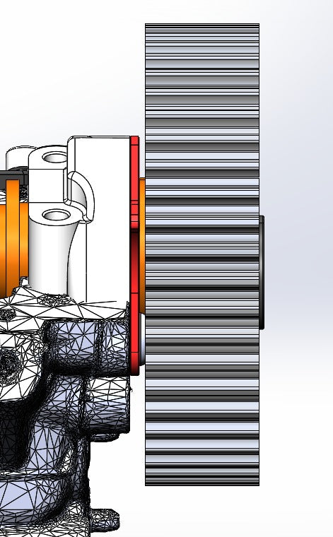 Platinum Racing Products - RB26 Timing Mark Backing Plate