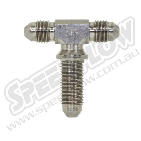 Speedflow -03AN 200 Series 'Male Bulkhead Tee' - Steel