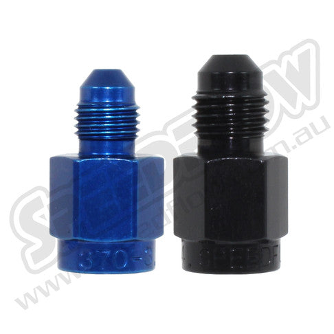 Speedflow -03AN  Gauge & Sender Adapter' 1/8"NPT - Black