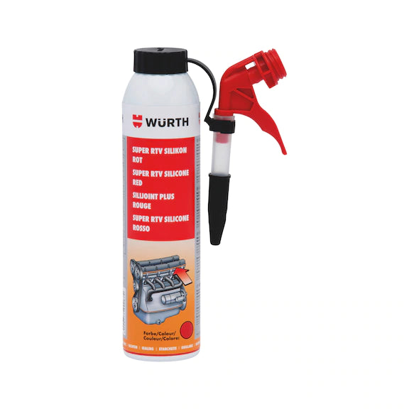 Wurth Super RTV Grey Silicone Adhesive & Sealing Compound, 200ml Canister
