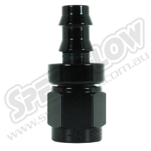 Speedflow -08AN 400 Series Straight Fitting - Black