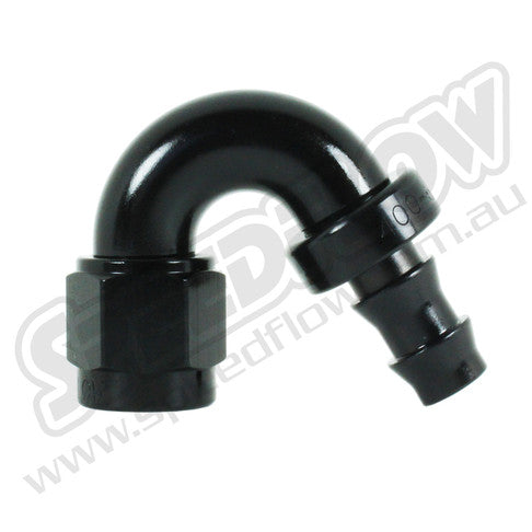 Speedflow 06AN 400 Series 150° Hose End - Black