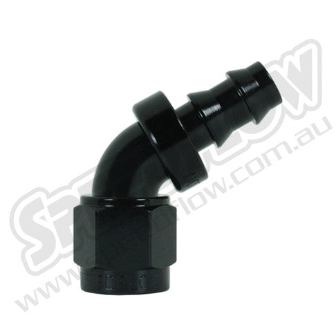 Speedflow -04 60° Hose End-Black
