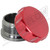 Speedflow 1In Bore Cap & Stainless Bung Assembly - Red