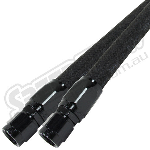 Speedflow 06AN Power Steering Hose- Black