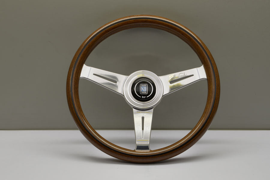 Nardi 330mm Wood Classic with Polished Spokes