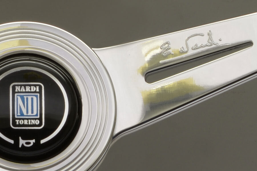 Nardi 330mm Wood Classic with Polished Spokes