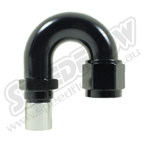 Speedflow -08 180° Crimped Hose End