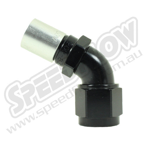 Speedflow -08 60° Crimped Hose End